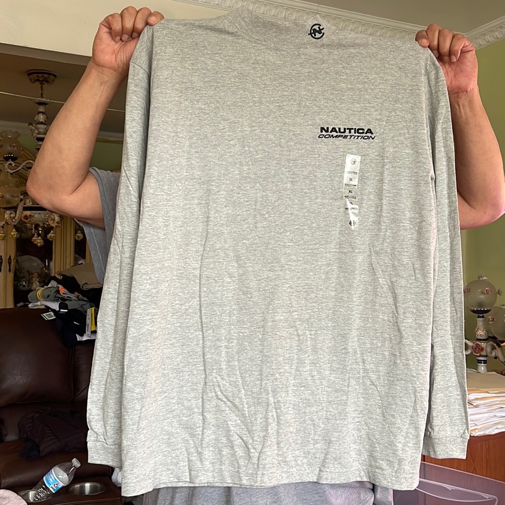 Nautica Mock Neck Sweatshirt w/o Tags, Size Sticker On